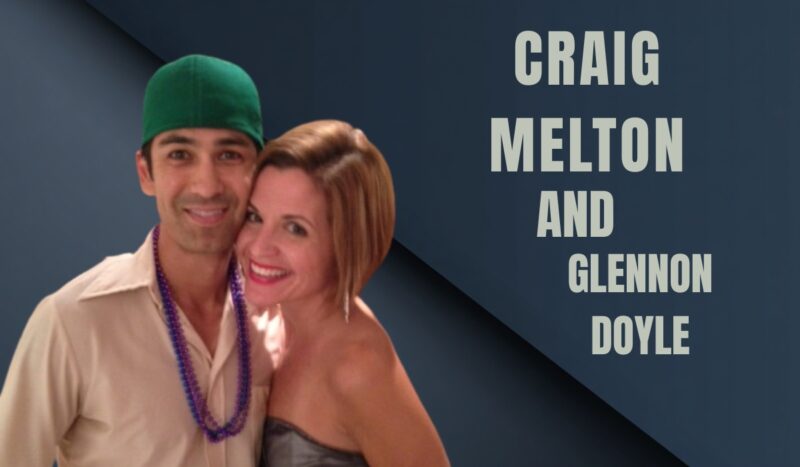 Craig Melton and Glennon Doyle smiling together during their marriage