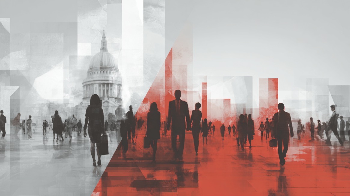 Business professionals walking through a cityscape symbolizing strategic guidance and active investor involvement