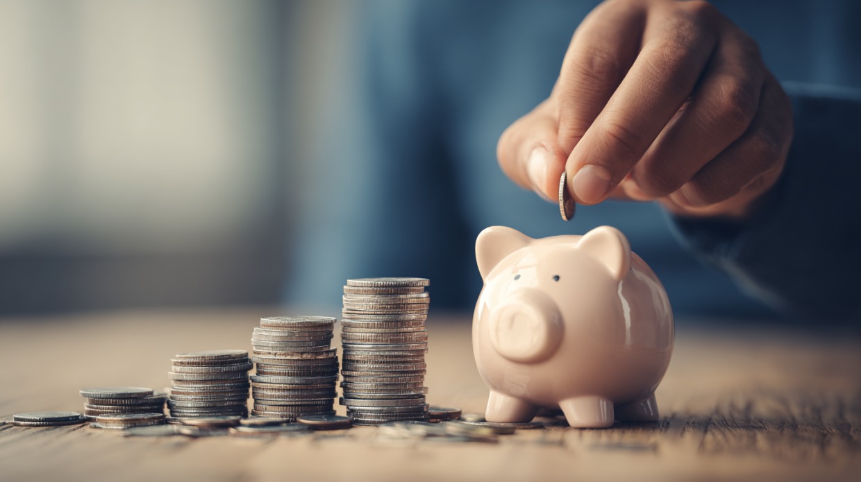 A business roadmap titled "Step-By-Step Funding Plan" detailing a lean growth strategy